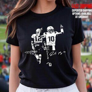 Drake Maye Vintage Football Shirt, Retro Game Day Sports Graphic T-Shirt 09